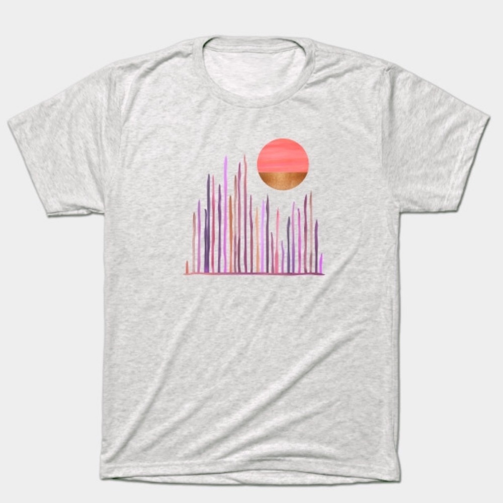 NWT TeePublic “Desert Night” Custom Tri-Blend Tee